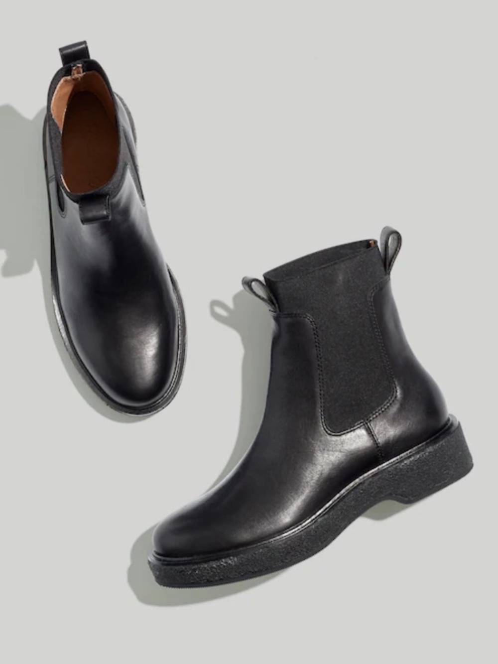 MADEWELL Camryn Leather Chelsea Boots